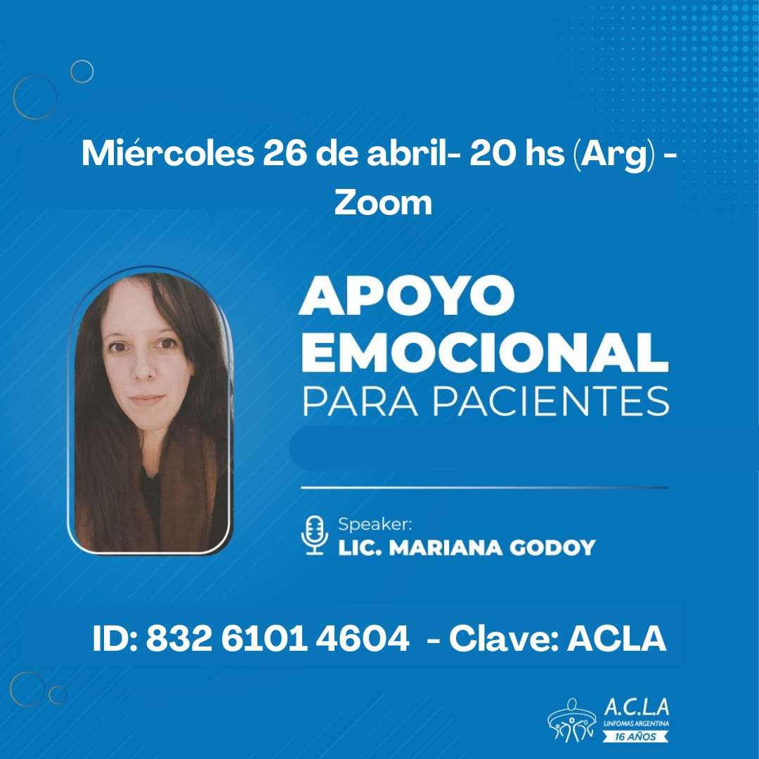 Flyer encuentro apoyo emocional