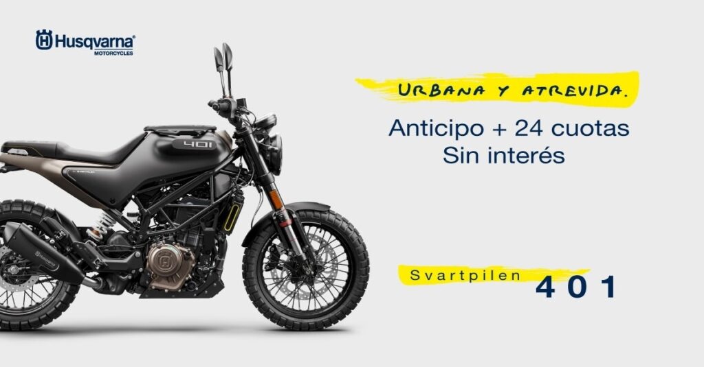 Husqvarna Svartpilen 401 exclusiva financiación