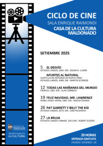 CICLO CINE setiembre